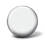 Picture of Brunswick White Poly Viz-a-Ball Bowling Ball