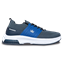 Picture of Brunswick Men's Alpha Max Grey Navy Bowling Shoes