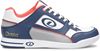 Picture of Dexter Mens Royal Navy White Grey Bowling Shoes