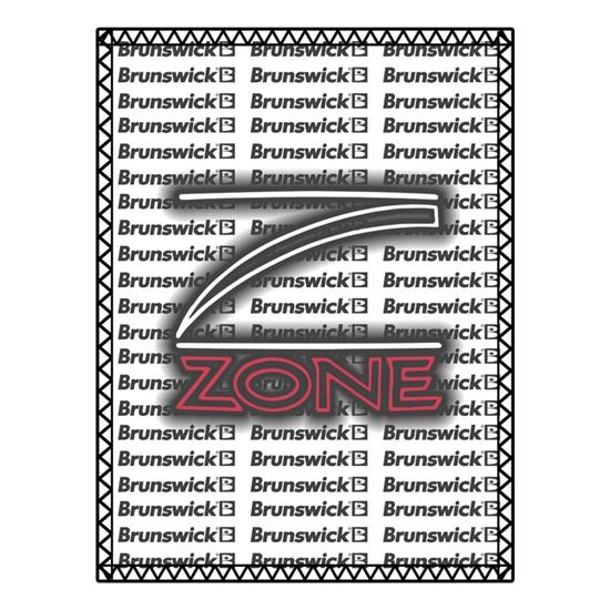 Picture of Brunswick Danger Zone Black SD Leather Bowling Shammy