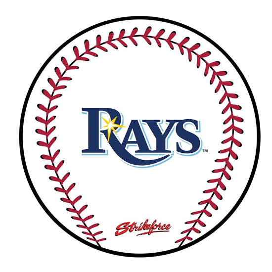 Picture of KR Strikeforce MLB Tampa Bay Rays Round Baseball Shammy