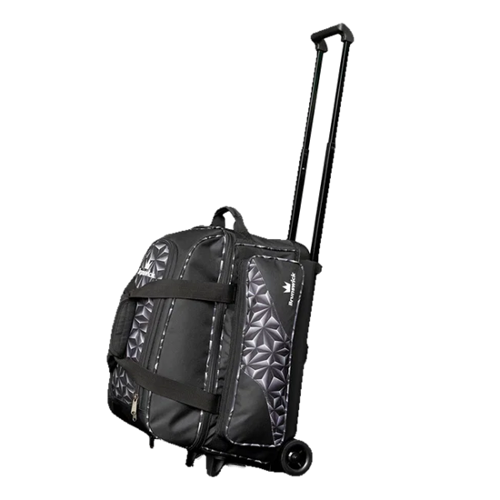 Picture of Brunswick Zone Double 2 Ball Roller Black Prism Bowling Bag