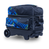 Picture of Brunswick Punisher Double 2 Ball Roller Blue Green Bowling Bag