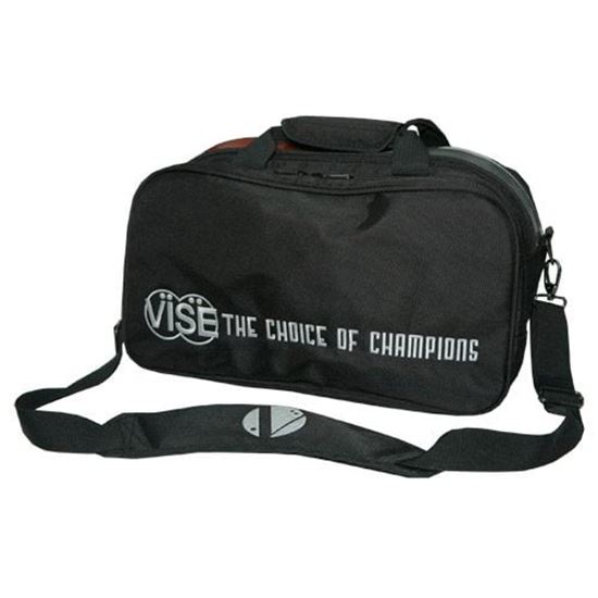 Picture of VISE 2 Ball Clear Top Plus Black Bowling Bag