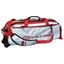 Picture of VISE 3 Ball Triple Tote White Red Bowling Bag